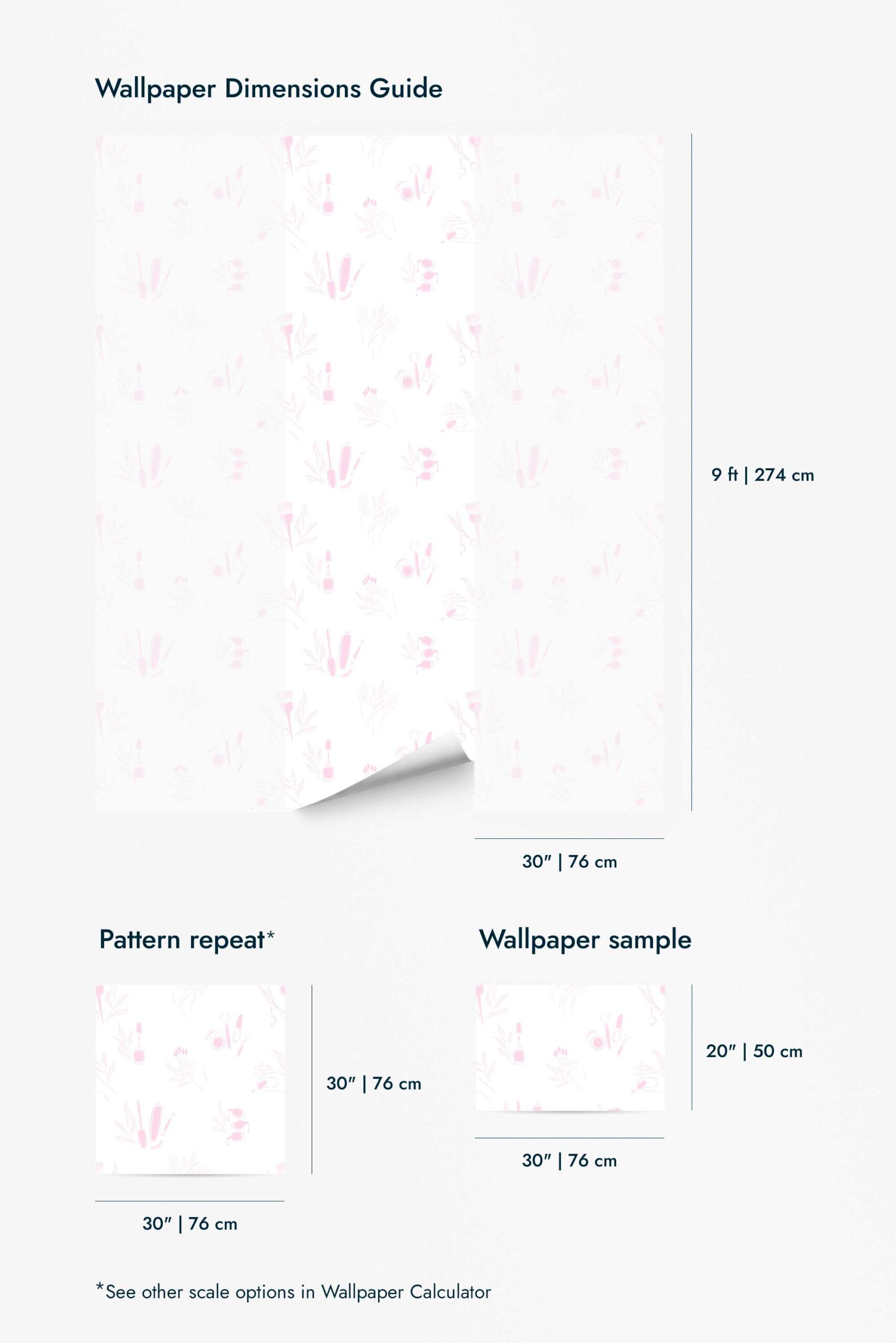 Pink nail salon Wallpaper