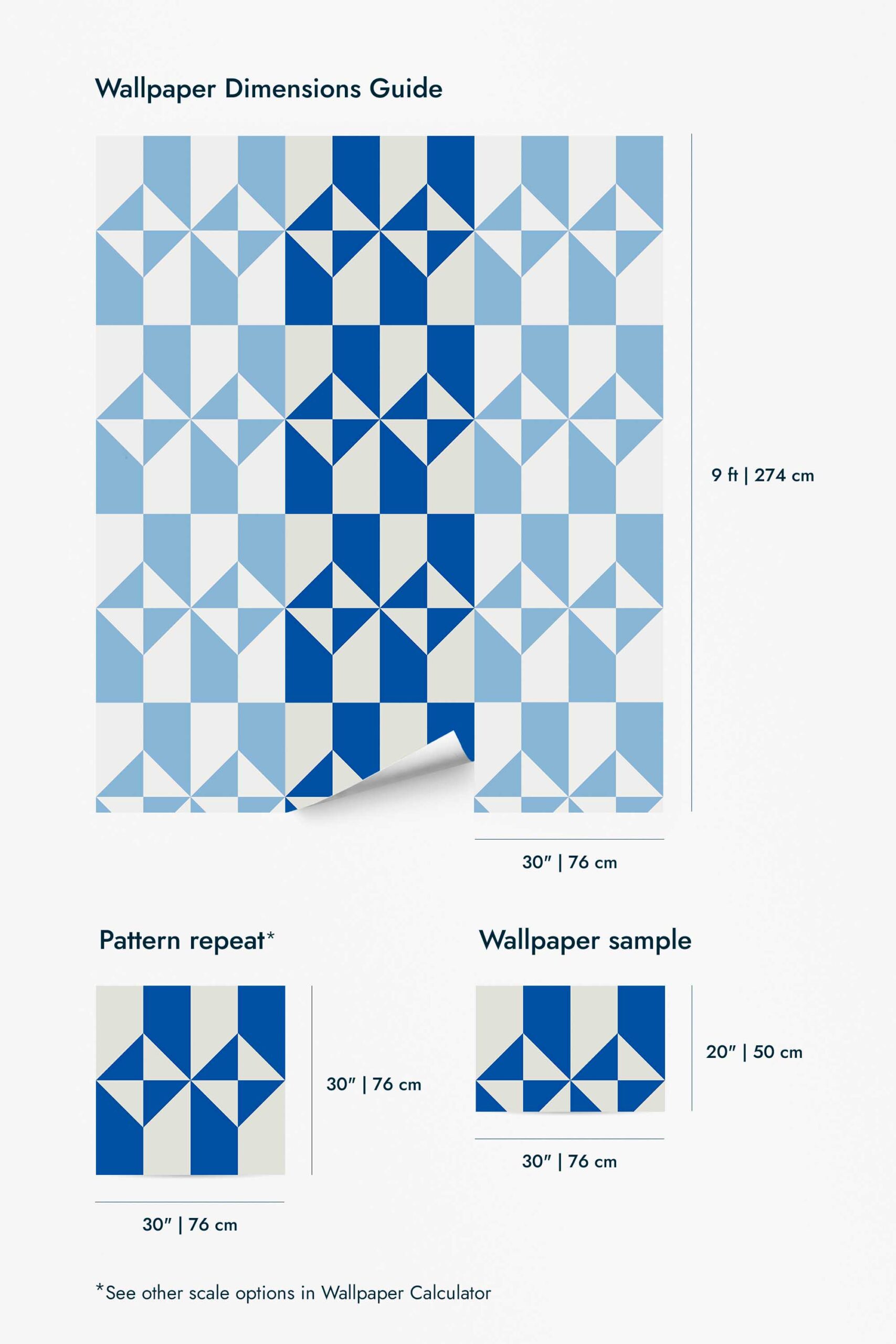 Coastal Blue Harmony Wallpaper