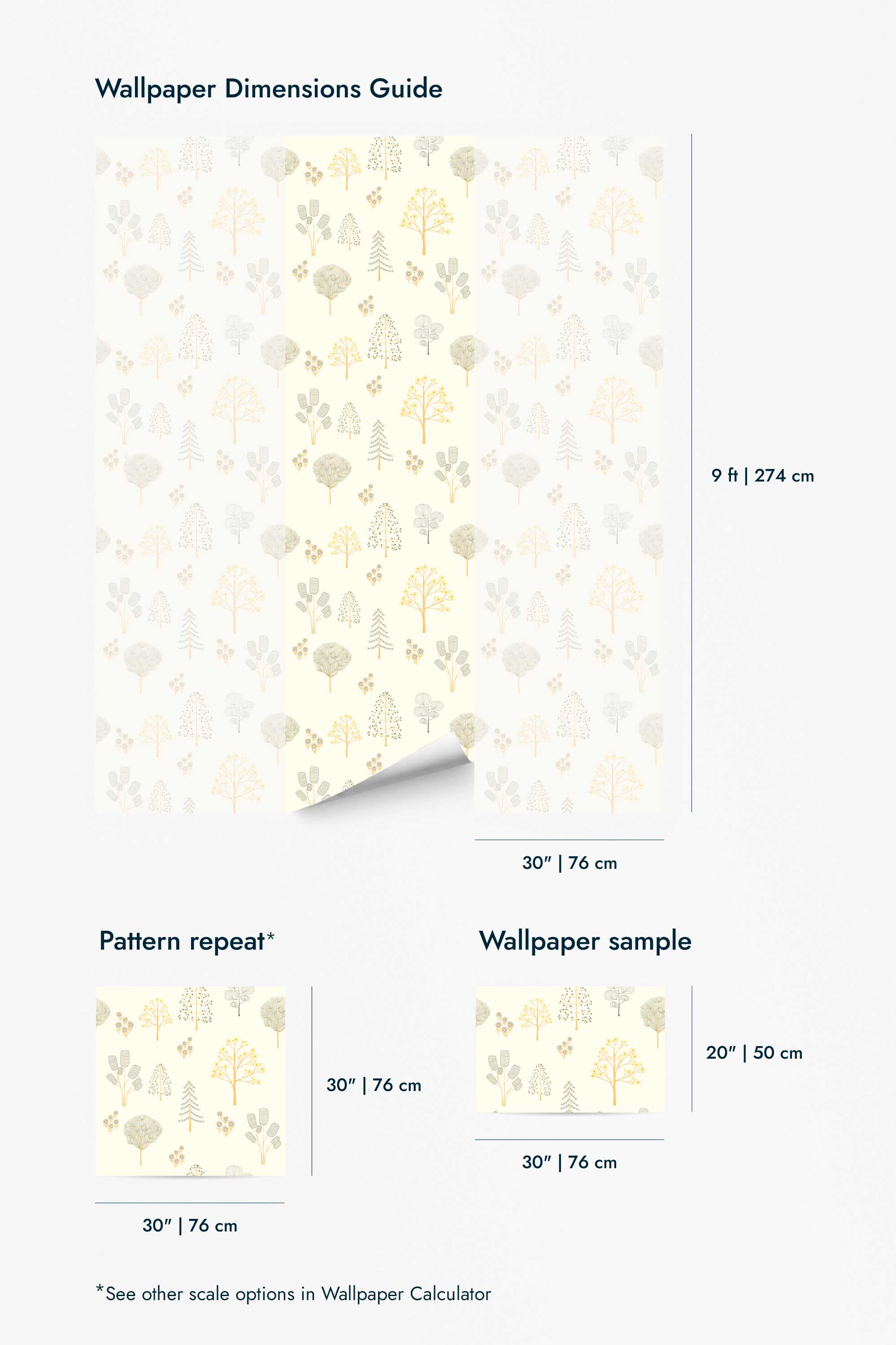 Sunlit Vintage Grove Wallpaper