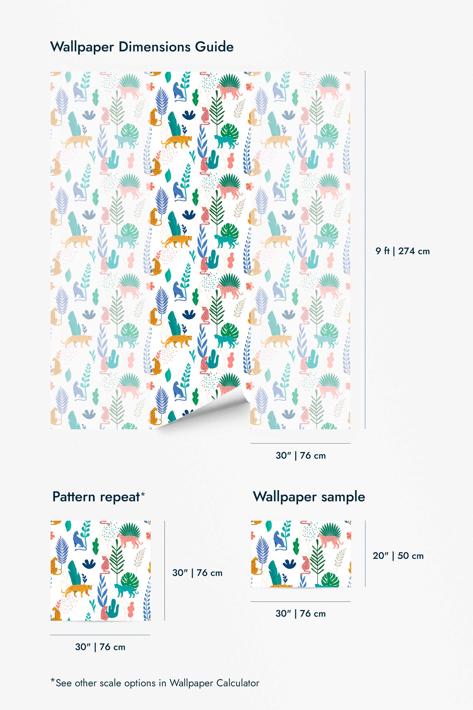 Colorful Oasis Wallpaper