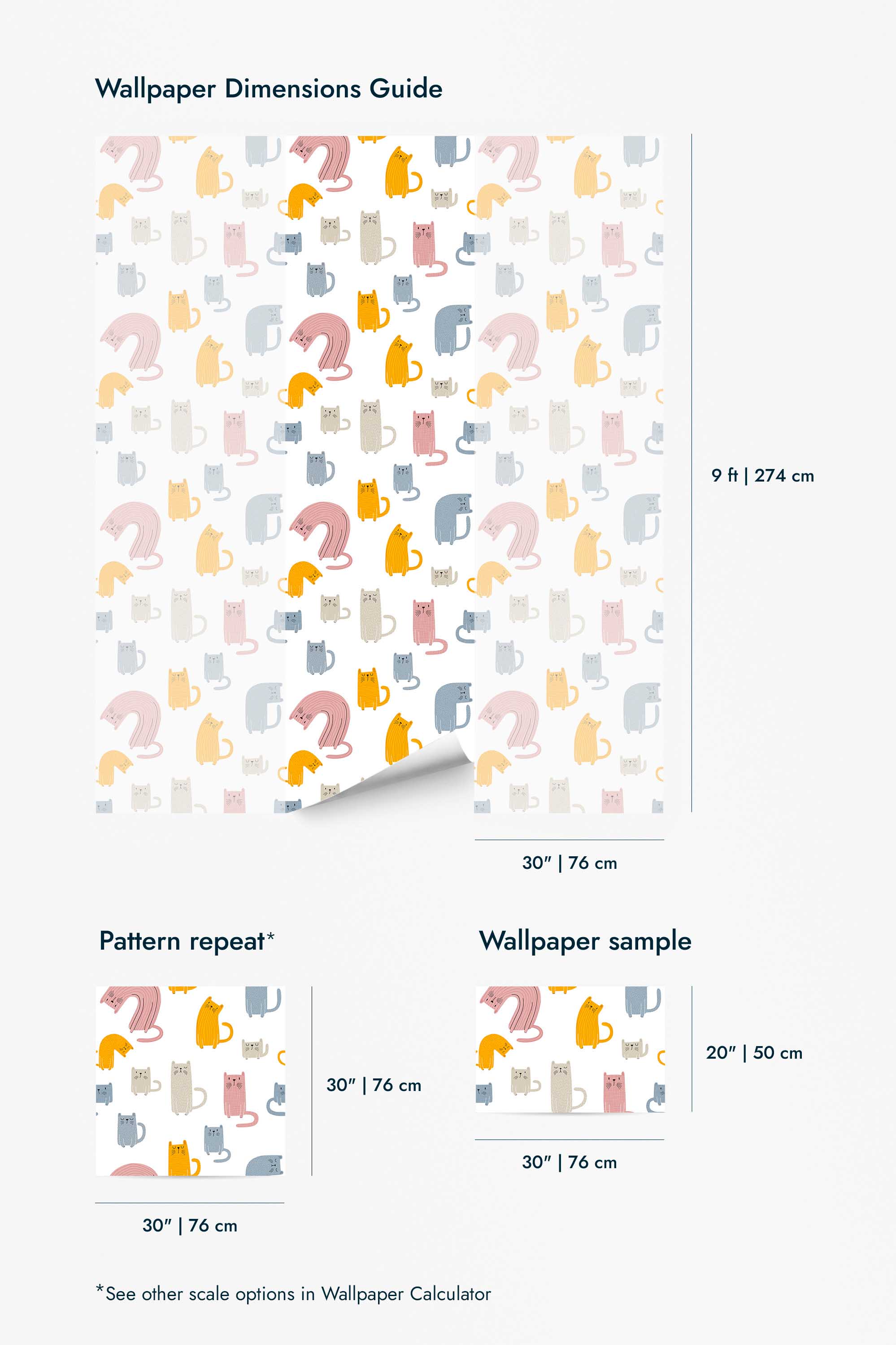 Colorful Quirky Whiskers Wallpaper