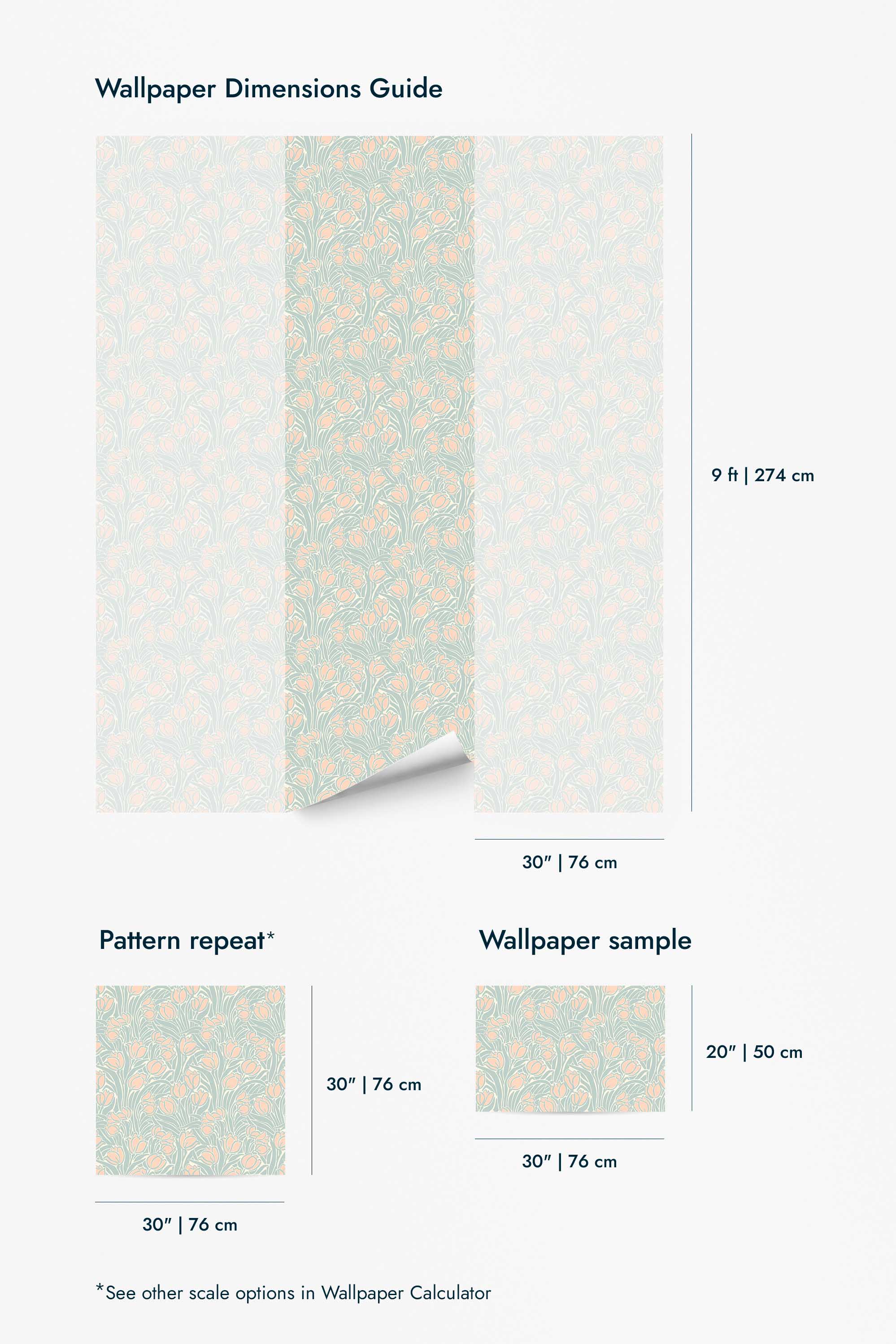 Blue Aesthetic Light Tulips Wallpaper