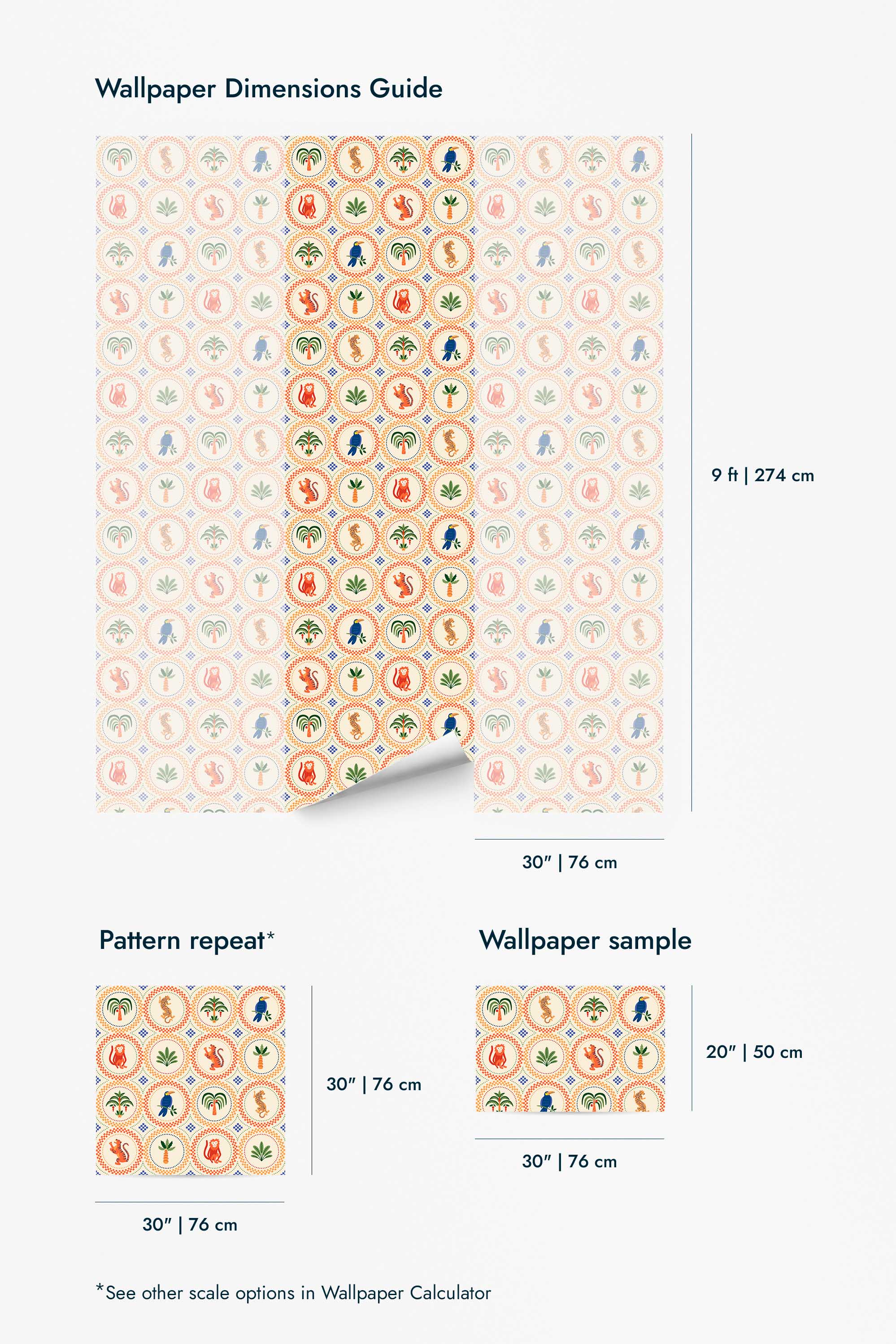 Jungle Tiles Wallpaper