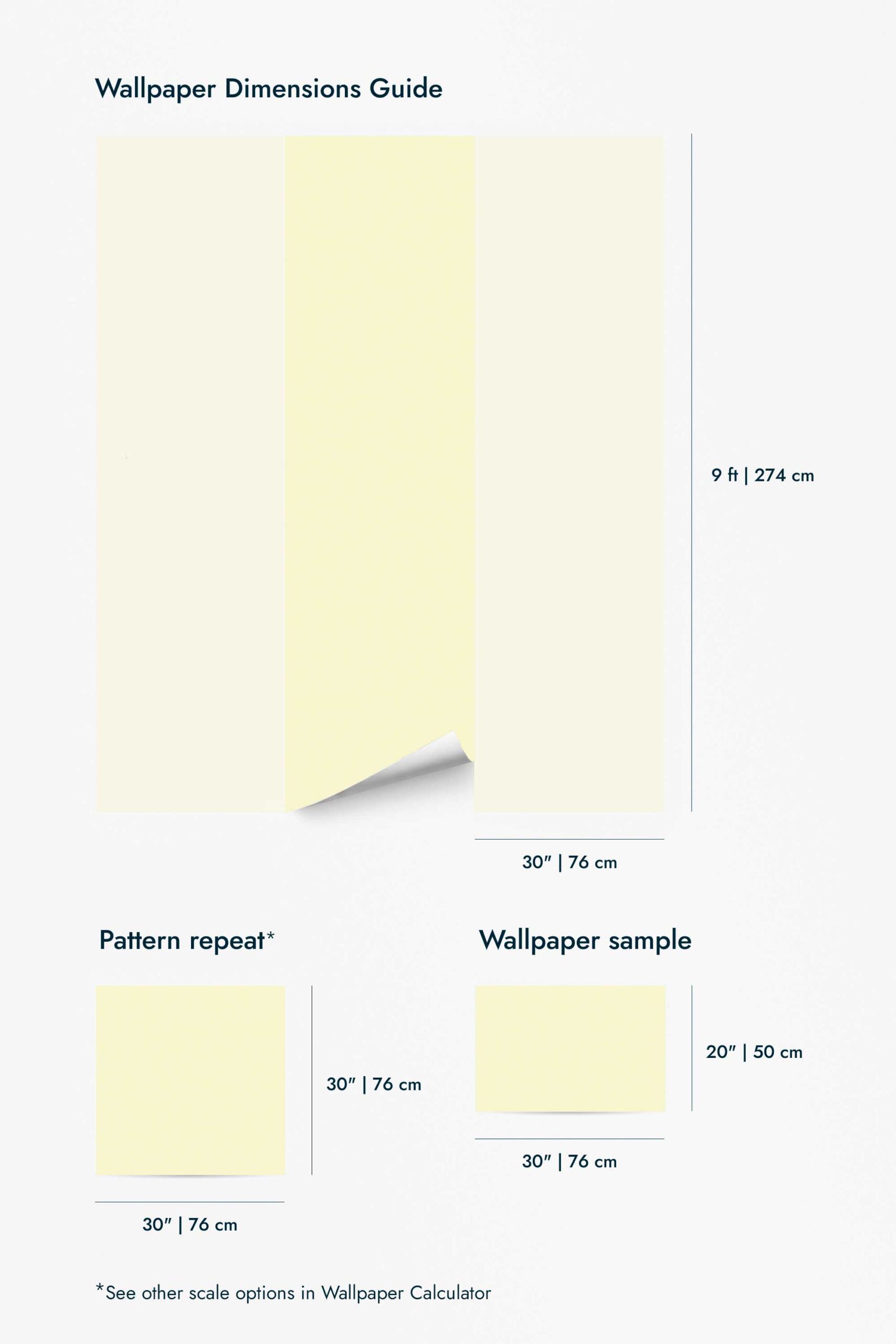 Solid Color Cream Wallpaper