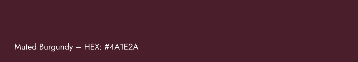 Muted burgundy