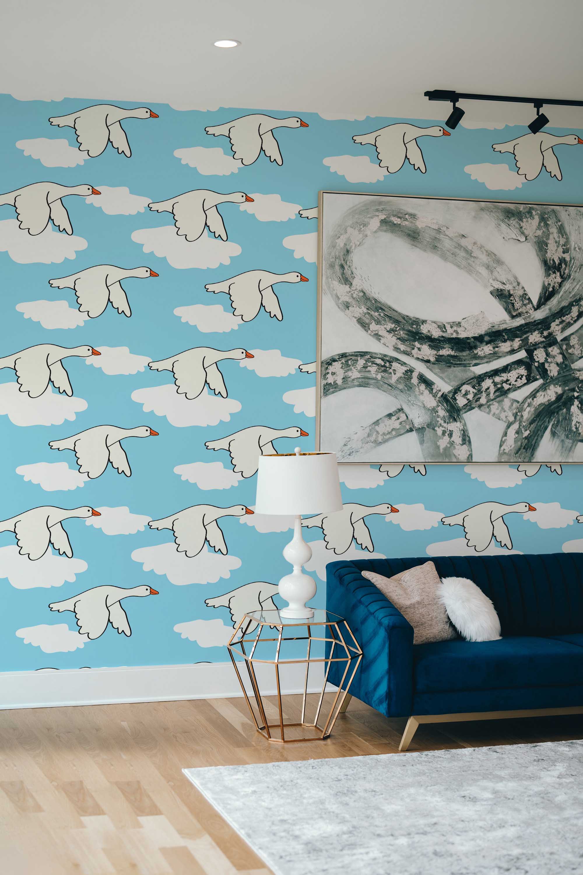 Happy Geese Wallpaper