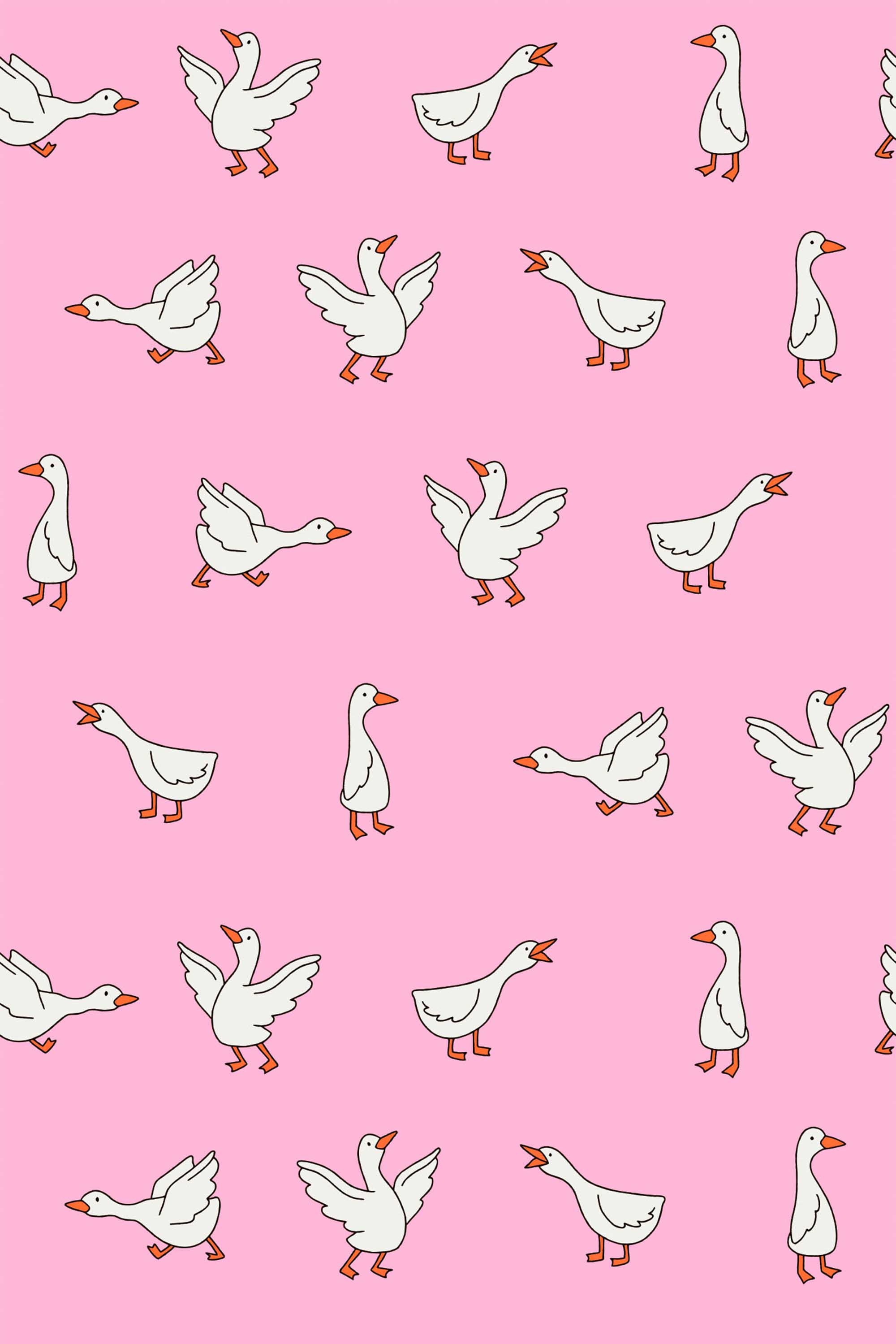 Fancy Walls traditional wallpaper highlighting uplifting bird motif on vibrant pink