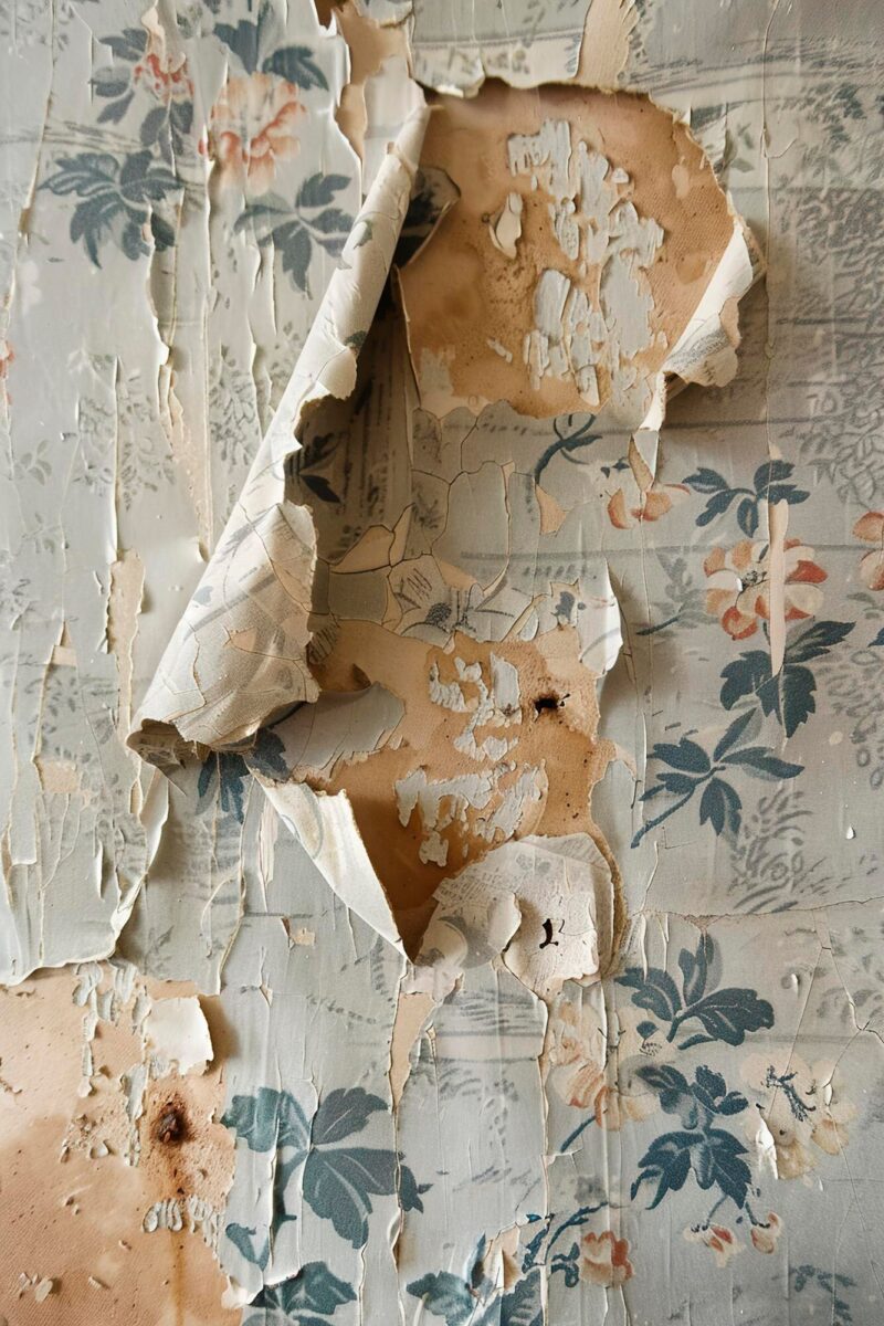 Wallpaper that is peeling off