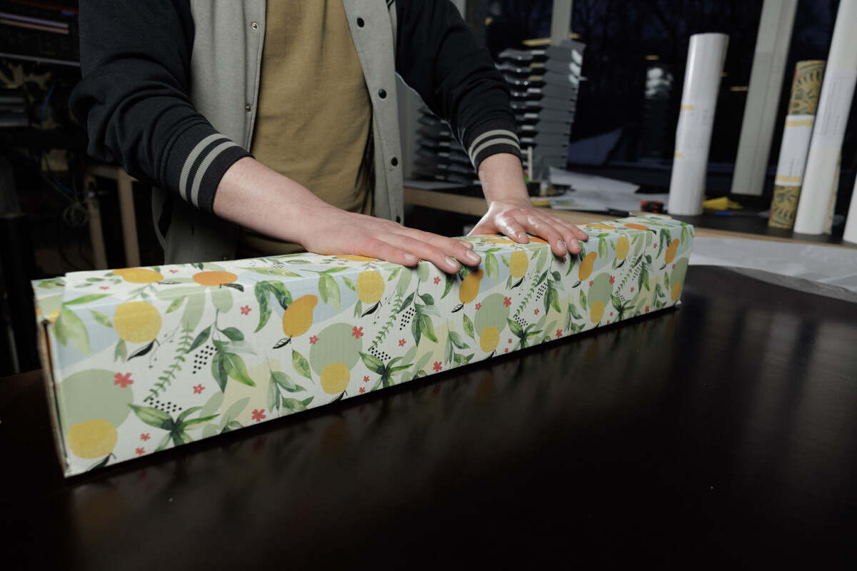 On Demand Wallpaper custom packaging