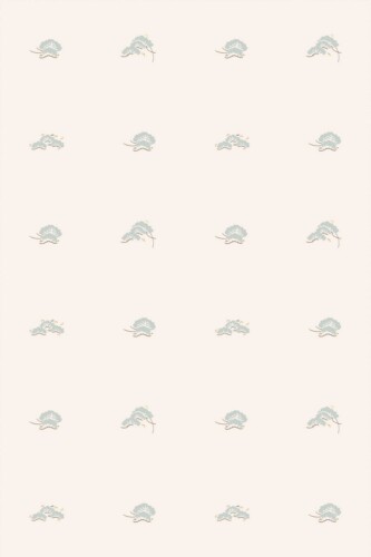 Fancy Walls self-adhesive wallpaper featuring beige Japandi abstract shapes in a calm minimal style