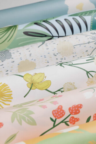 fancy walls floral cottage peel and stick wallpaper collection