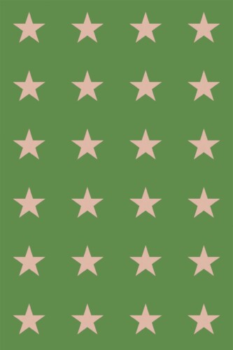 Fancy Walls wallpaper for walls with army green star pattern in a soft minimal repeat