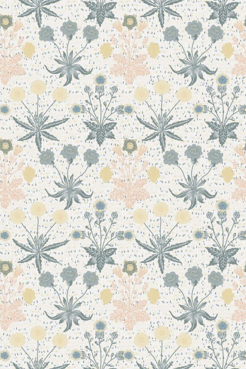 Floral wallpaper pattern