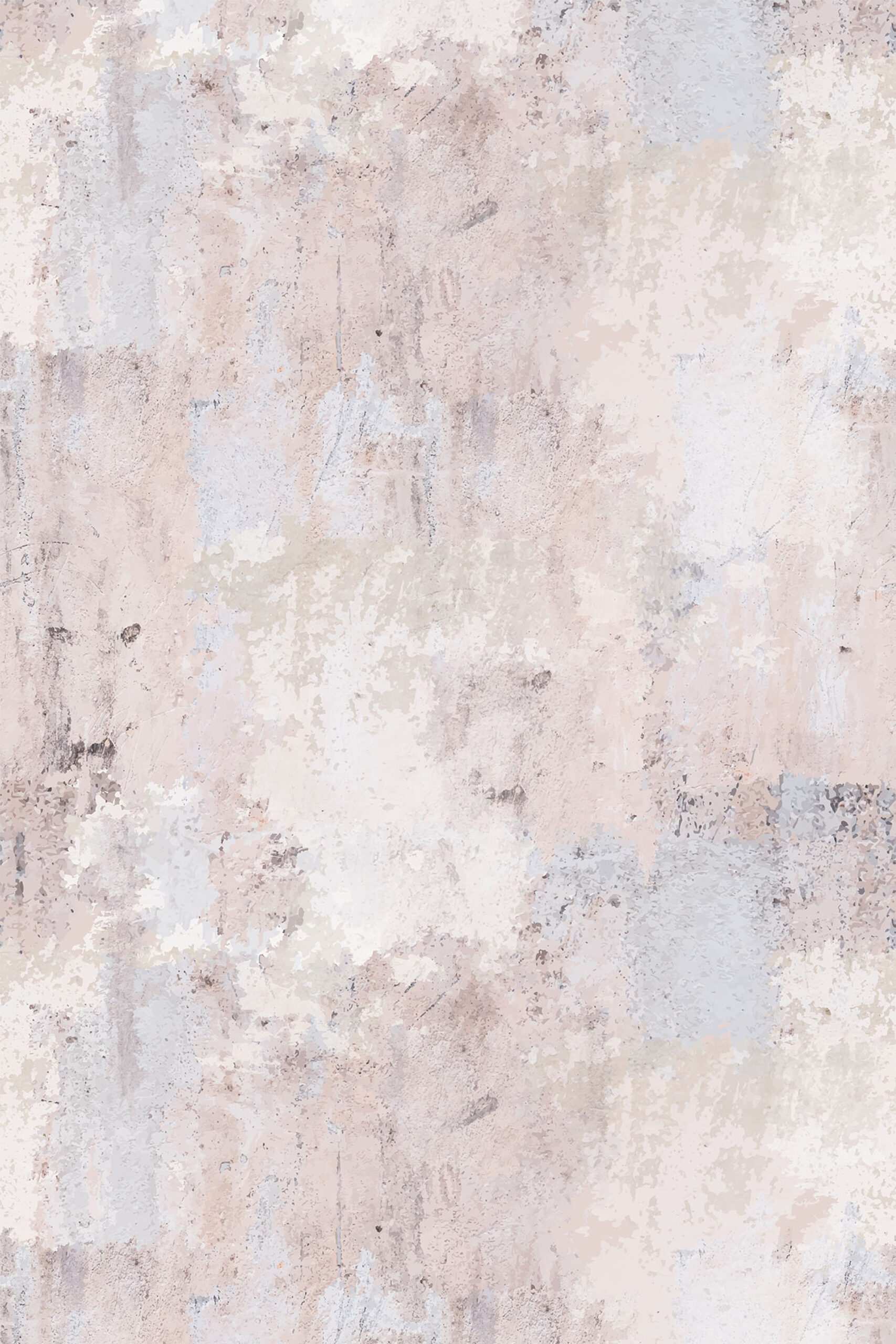 Soft Blush Wash Effect with a mottled, watercolor-like blend of blush pink, warm beige, and pale gray tones in removable wallpaper.