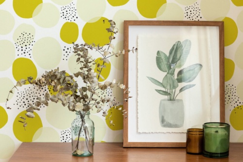 Fancy Walls polka dot wallpaper collection