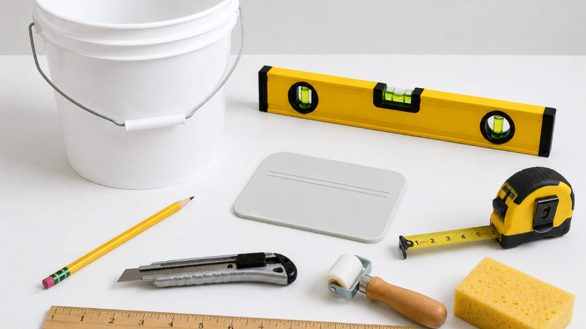 Tools for Pre-Pasted Wallpaper installation