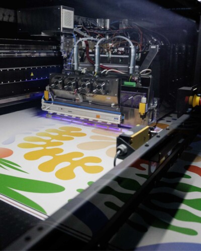Custom wallpaper printing process