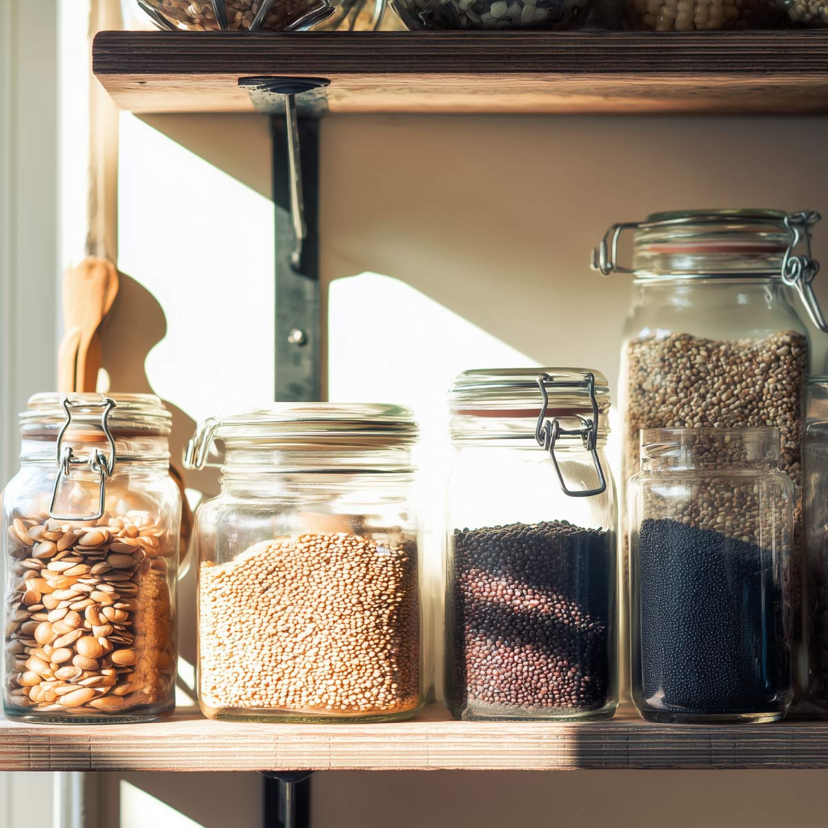 Wallpaper for the pantry, ideas