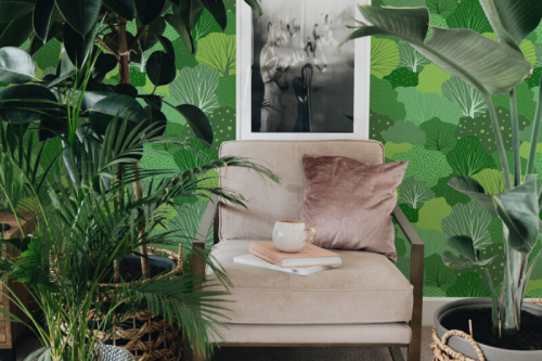 Fancy Walls biophilic wallpaper collection