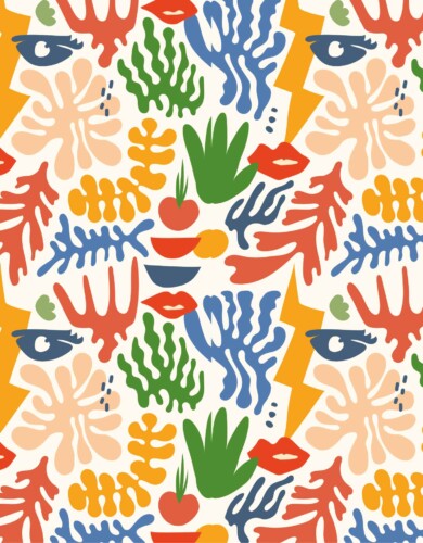 Wallpaper design that can be printed by Fancy Walls