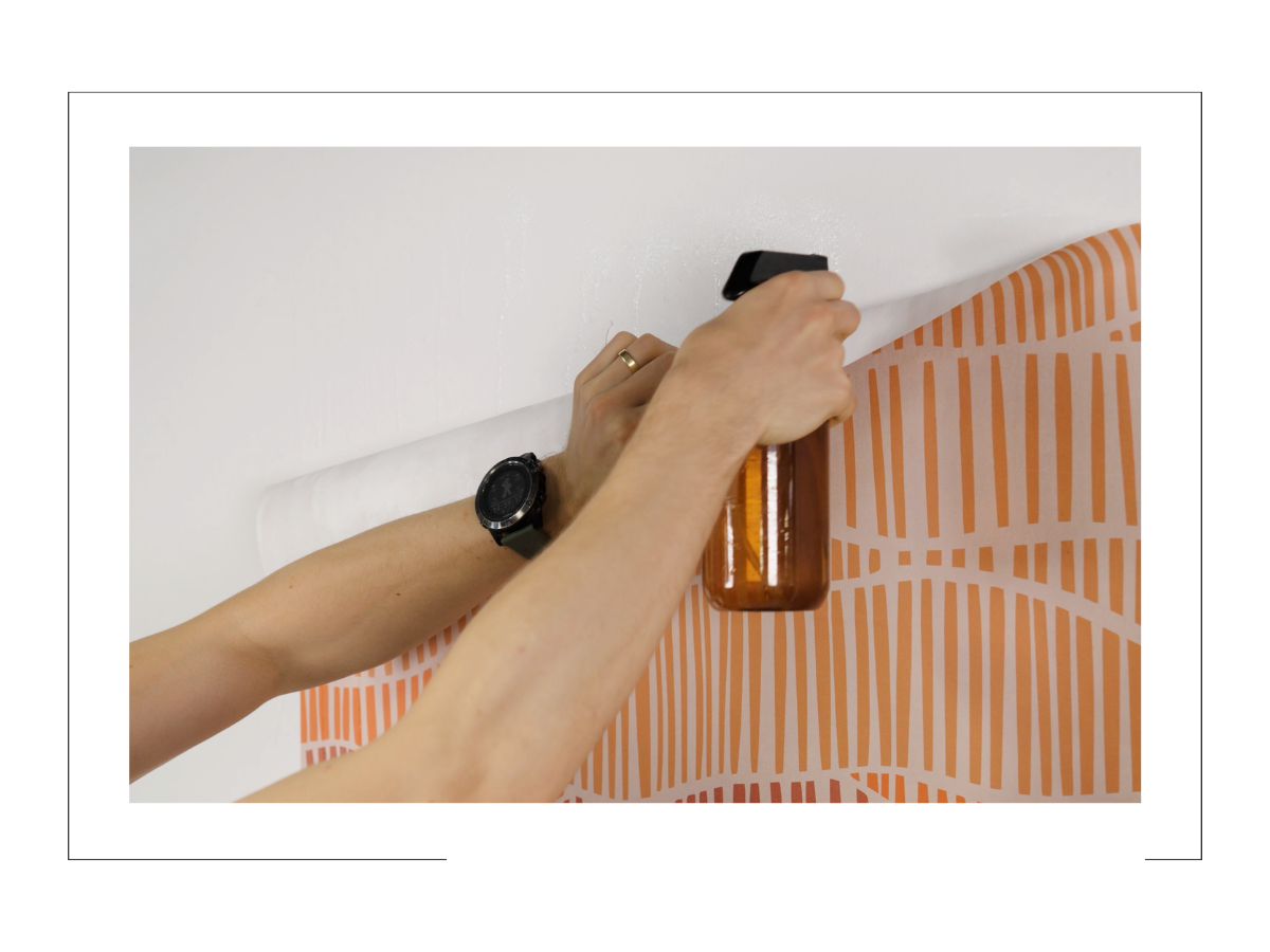 pre-pasted wallpaper removal