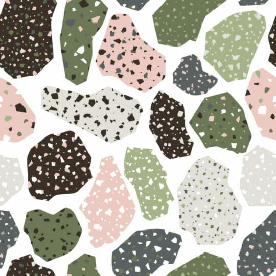 Pastel terrazzo removable wallpaper