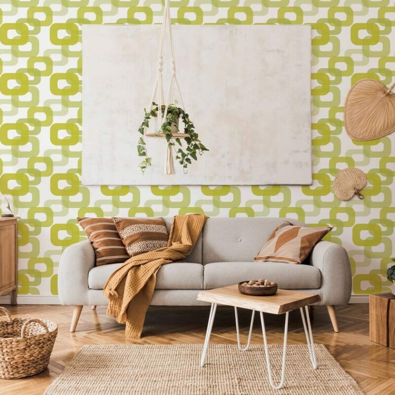 Green Leaves Mural Wallpaper | Ever Wallpaper UK