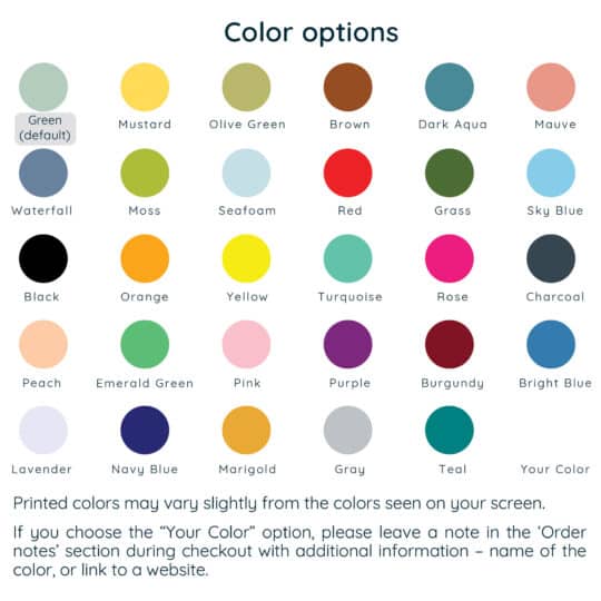 Custom color palette for Fancy Walls wallpaper
