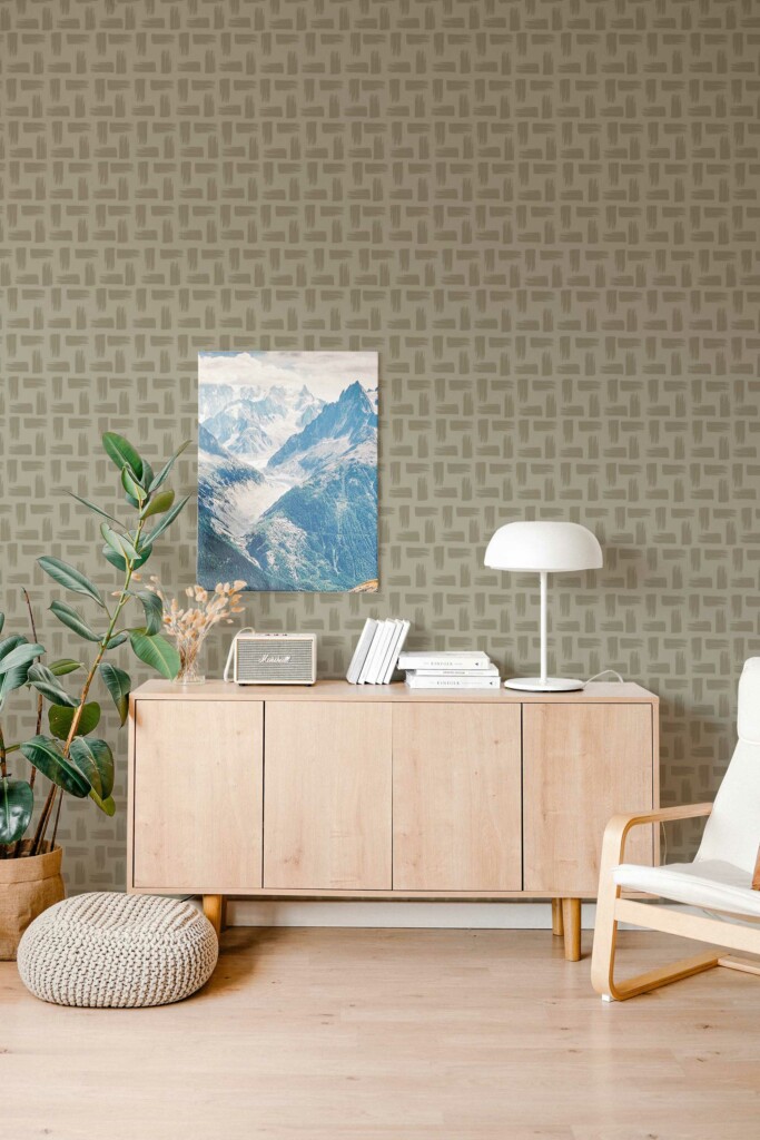 Eclectic Brushed Beauty Removable Wallpaper