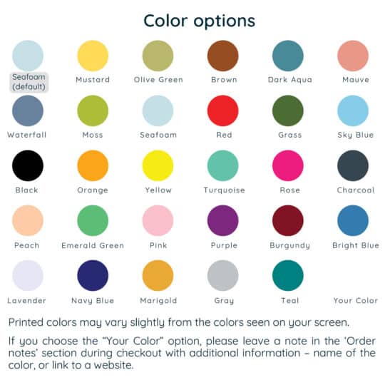 Custom color palette for Fancy Walls wallpaper