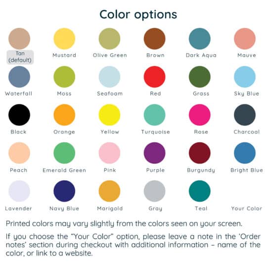 Custom color palette for Fancy Walls wallpaper