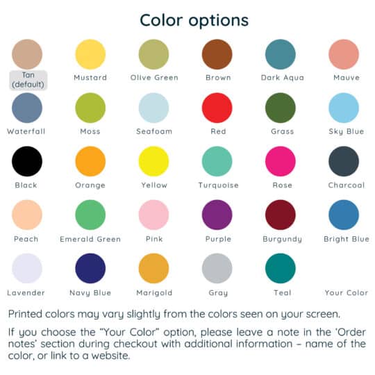 Custom color palette for Fancy Walls wallpaper