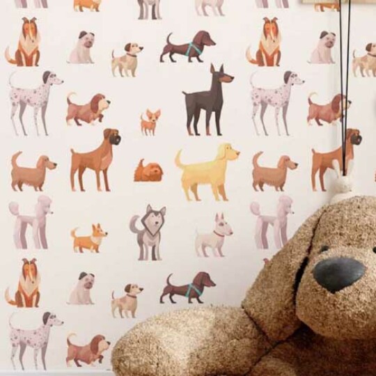 dog wallpaper for walls