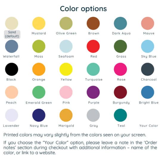 Custom color palette for Fancy Walls wallpaper