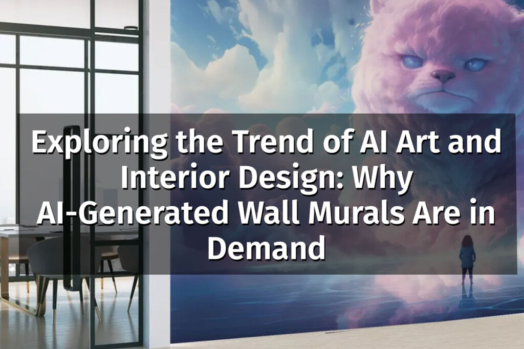 peel and stick wall mural web blog from fancywalls: exploring the htrend of ai art and interior design