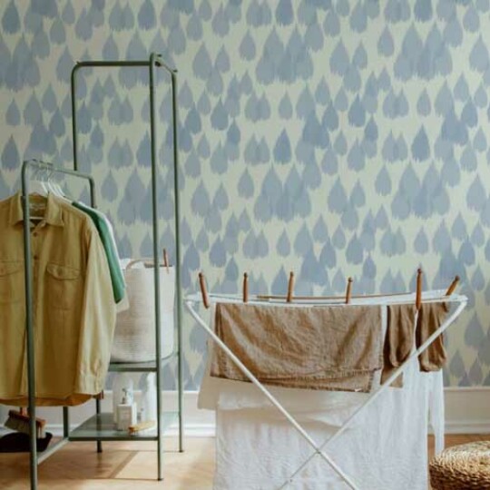 Laundry room Wallpaper Design