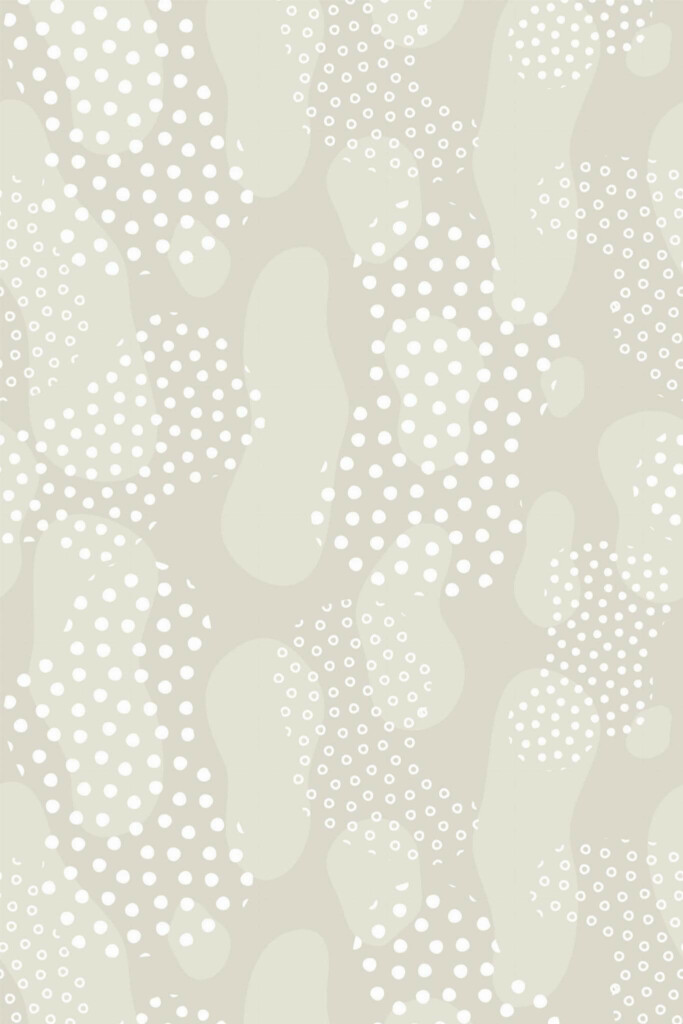 Pattern repeat of Abstract dotted removable wallpaper design