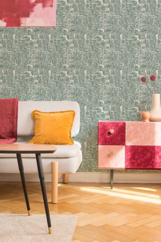 abstract peel and stick wallpaper