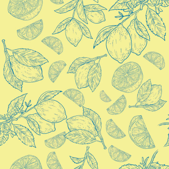 lemons abstract non-pasted wallpaper