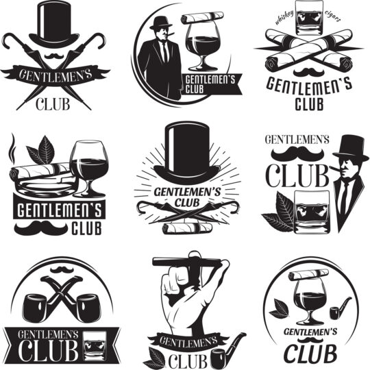 black and white cigar room unpasted wallpaper