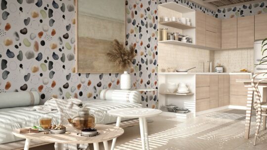 multicolor stick and peel wallpaper