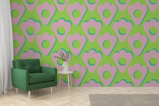 green accent wall peel and stick removable wallpaper