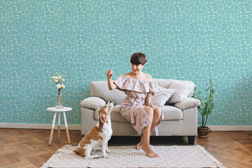 Roommates Olive Branch Teal Magnolia Home Wallpaper Green  Target