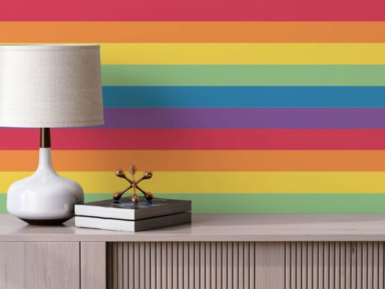 pride flag peel and stick wallpaper