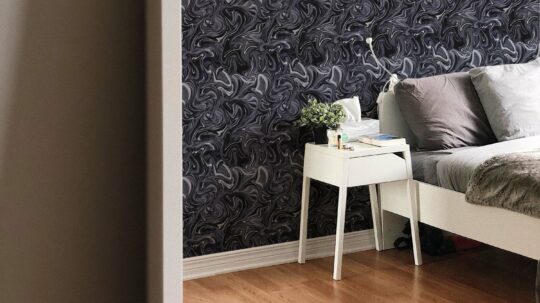 gray accent wall peel and stick removable wallpaper
