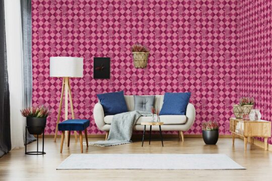 viva magenta accent wall peel and stick removable wallpaper