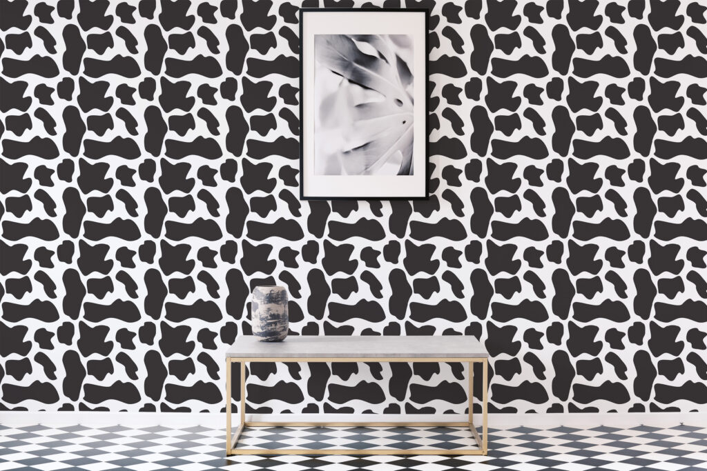 Cow animal print wallpaper - Peel and Stick or Non-Pasted