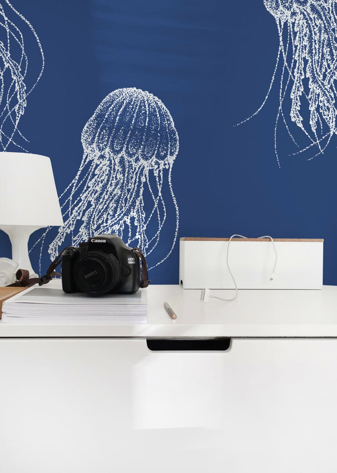 Jellyfish wallpaper - Peel and Stick or Non-Pasted