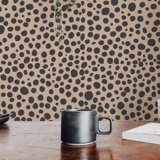 Dotted and polka dot wallpaper - Peel and Stick or Non-Pasted