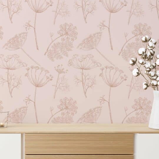 Pink wallpaper - Peel and Stick or Non-Pasted